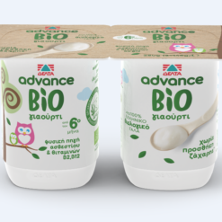 Βιολογικό Βρεφικό Γιαούρτι Advance Bio Δέλτα (2x140g)