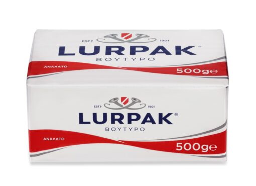 Βούτυρο Ανάλατο σε Αλουμινόφυλλο Lurpak (500 g)