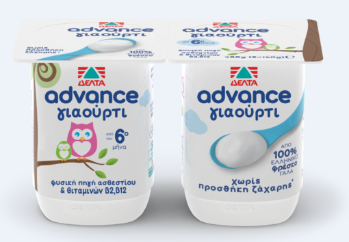 Βρεφικό Γιαούρτι Λευκό Advance Δέλτα (2x140g)