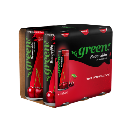 Βυσσινάδα Κουτί Green (6x330 ml)