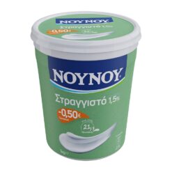 Γιαούρτι Στραγγιστό 1.5% λιπαρά NOYNOY (1 Kg) -0.50€