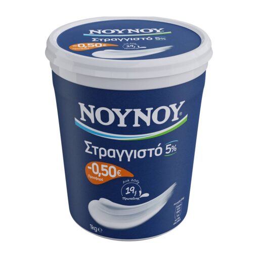 Γιαούρτι Στραγγιστό 5% λιπαρά NOYNOY (1 Kg) -0