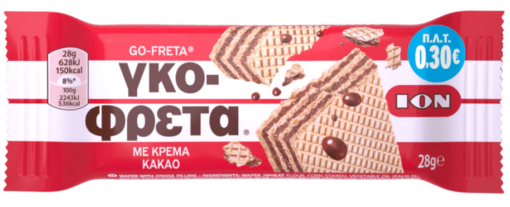 Γκοφρέτα με Γέμιση Κρέμα Κακάο ΙΟΝ (20g)