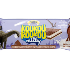 Γκοφρέτα με Σοκολάτα Γάλακτος Jurassic Milky Koukouroukou (25g)