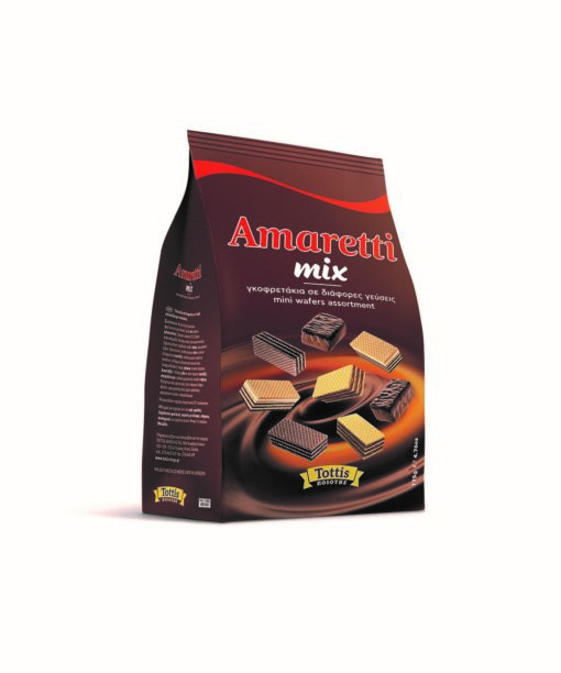 Γκοφρετάκια σε Διάφορες Γεύσεις Mix Amaretti (175g)