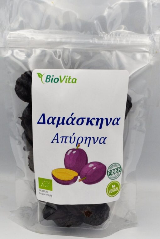 Δαμάσκηνα Απύρηνα βιολογικά Biovita (200 g)