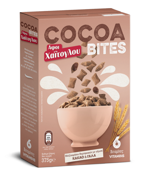 Δημητριακά Cocoa Bites Aφοί Χαίτογλου (375g)