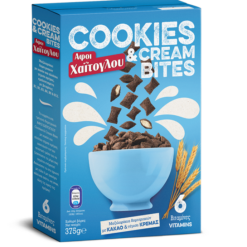 Δημητριακά Cookies & Cream Bites Αφοί Χαίτογλου (375g)