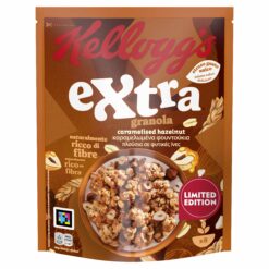 Δημητριακά Extra Με Καραμελωμένα Φουντούκια Kellogg’s (375g)