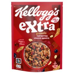 Δημητριακά Extra Με Κόκκινα Φρούτα Kellogg’s (400g)