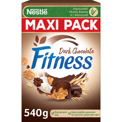 Δημητριακά Fitness με μαύρη σοκολάτα Nestle (540g)