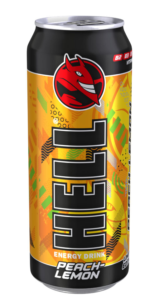 Ενεργειακό Ποτό Peach Lemon Hell (500 ml)