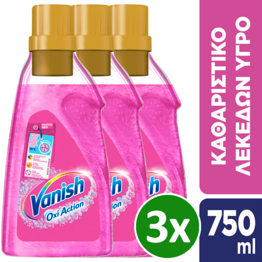 Ενισχυτικό Gel Πλύσης Pink Vanish (3x750ml) τα 3τεμ 14