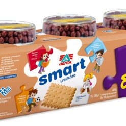 Επιδόρπιο Γιαουρτιού Smart Μπισκότο Δέλτα (3 x140g) 2+1 Δώρο