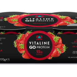 Επιδόρπιο Γιαουρτιού Vitaline Go Protein Φράουλα Δέλτα (2x170g)