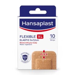 Επιθέματα Flexible Elastic XL 5x7.2cm Hansaplast (10 λωρίδες)