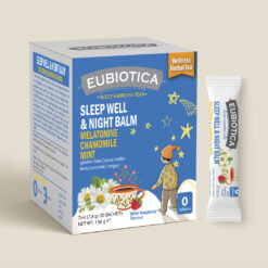 Ευεργετικό Ρόφημα Sleep Well & Night Balm Tea με Μελατονίνη σε υγρή μορφή EUBIOTICA (20 τμχ)