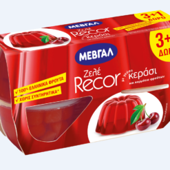 Ζελέ Recor Κεράσι Μεβγάλ (4x128 gr) 3+1 Δώρο