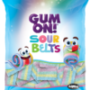 Ζελίνια Sour Belts Rainbow Gum On! (70g)