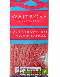 Ζελεδάκια Fizzy Strawberry Lances Waitrose (65g)