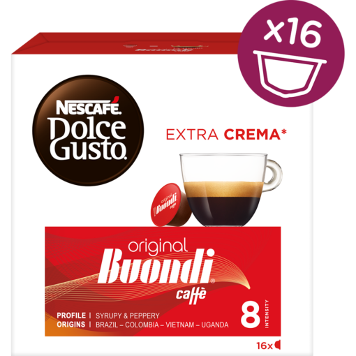 Κάψουλες Espresso Buondi για Μηχανή Nescafe Dolce Gusto (16 τεμ)