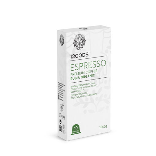 Κάψουλες espresso Rubia Organic 12 Gods (10 τμχ)