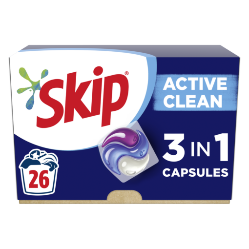 Κάψουλες Πλυντηρίου Active Clean Ultimate Skip (26μεζ)