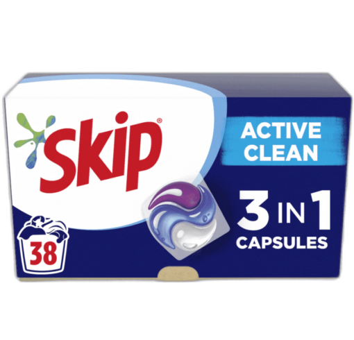 Κάψουλες Πλυντηρίου Active Clean Ultimate Skip (38μεζ)