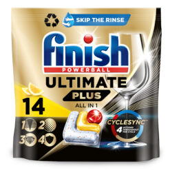 Κάψουλες Πλυντηρίου Πιάτων Ultimate Plus All in 1 Λεμόνι Finish (14 τεμ)