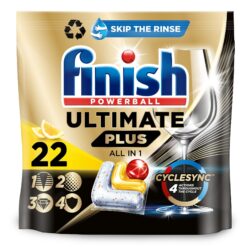 Κάψουλες Πλυντηρίου Πιάτων Ultimate Plus All in 1 Λεμόνι Finish (22 τεμ)