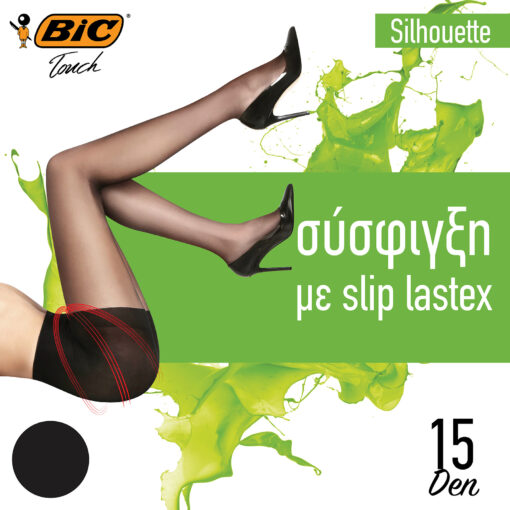 Καλσόν 15DEN Μαύρο XLarge Silhouette Bic Touch (1 τεμ)