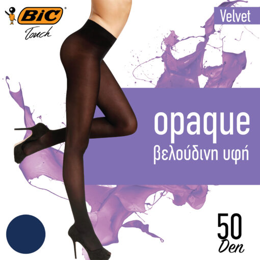 Καλσόν 50DEN Μπλε Medium Velvet Bic Touch (1 τεμ)