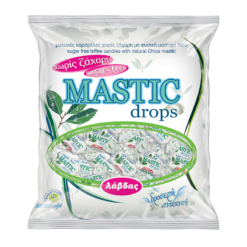 Καραμέλες Mastic Drops Χωρίς Ζάχαρη (150g)