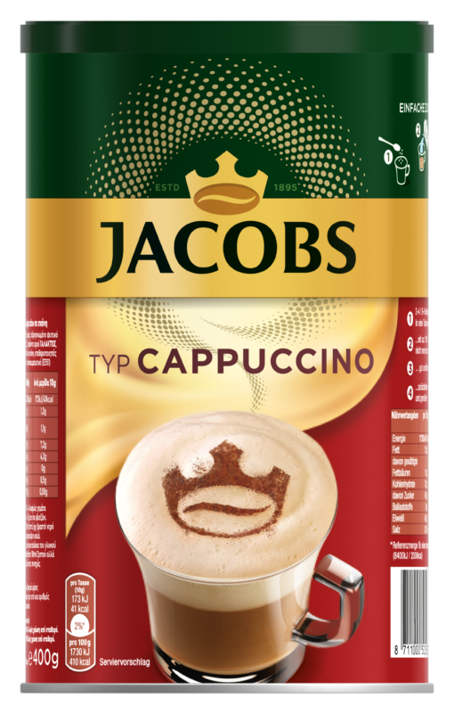 Καφές Cappuccino Jacobs (400 g)