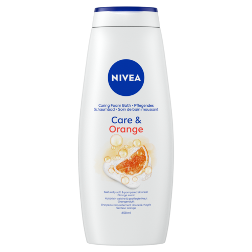 Κρεμώδες Αφρόλουτρο Care & Orange Nivea (650 ml)