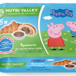 Κρουασάν Κρέμα Κακάο Peppa Pig Nutri Valley (5x42g)