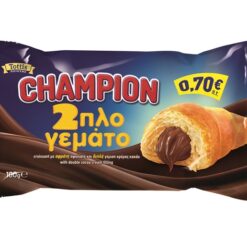 Κρουασάν με Διπλή Γέμιση Κρέμα Κακάο Champion (100g)