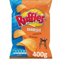 Κυματιστά πατατάκια Μπάρμπεκιου Ruffles (400 g)