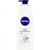 Λοσιόν Σώματος με Αντλία Body Aloe Hydration Nivea (400 ml)