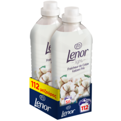 Μαλακτικό Ρούχων Cotton Fresh Lenor (2x56 Μεζ)