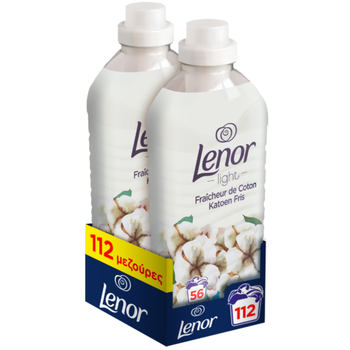 Μαλακτικό Ρούχων Cotton Fresh Lenor (2x56 Μεζ)