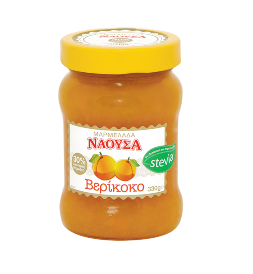 Μαρμελάδα Βερίκοκο με Στέβια Νάουσα (330g)