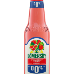 Μηλίτης με Γεύση Φράουλα & Λάϊμ 0% Somersby (330 ml)