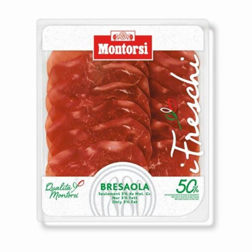 Μοσχαρίσια Bresaola 10 Φέτες Montorsi (80g)