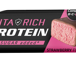 Μπάρα Πρωτεΐνης Strawberry Vita-Rich 30% MOOVEAT (60g)