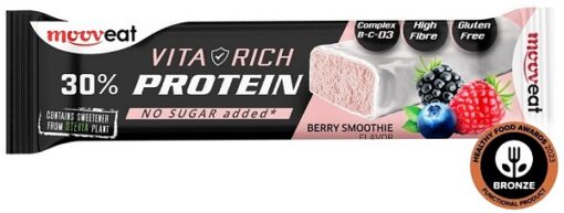 Μπάρα Πρωτεΐνης Vita-Rich Berries Mooveat (60g)