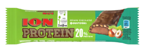 Μπάρα Σοκολάτας Protein Hazelnut Χωρίς Προσθήκη Ζάχαρης ION (50g)