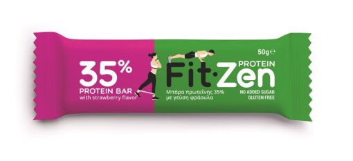 Μπάρα πρωτεΐνης φράουλα Fit Zen (50g)