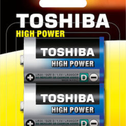 Μπαταρίες Αλκαλικές High Power D Toshiba (2 τεμ)