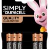 Μπαταρίες Αλκαλικές Simply AAΑ 5τεμ. Duracell